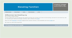 Desktop Screenshot of kiessling.org