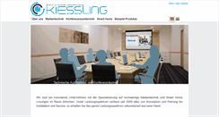 Desktop Screenshot of kiessling.com